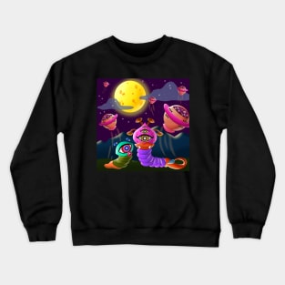 Kind Aliens Disinfecting the Land Crewneck Sweatshirt